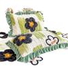 Par de Fundas de Almohada de Algodón Terciopelo de Leche con Encaje Funda de Almohada Gruesa Cálida Funda de Almohada Individual con Terciopelo