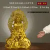 Estátua de Buda Ksitigarbha de cobre puro Estátua do Bodhisattva Ksitigarbha da Montanha Jiuhua dedicada a ornamentos de bronze dos Três Santos do Saara para casa tamanho grande