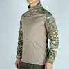 2026 Camuflaje de Amazon para Hombre Camiseta de Manga Larga Versátil Ajustada Ropa de Entrenamiento Tendencia de Moda para Exteriores Venta al por Mayor en Stock