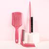 Peine especial para mujer, masajeador, peine hueco, forma esponjosa, dientes anchos, Shunfa, estilo casero, juego, peine para masaje de cabeza