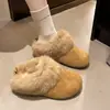Super estilosos e confortáveis, os sapatos femininos Birkenstock Sangpo com aumento de altura, nova coleção de inverno 2026 na moda estilo coreano, pantufas de algodão peludas populares tipo slip-on