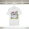 Nuevo Producto de Comercio Exterior: Camiseta de manga corta Casablanca con un cuello redondo único y el logotipo de letra impreso de la Puerta de las Ilusiones