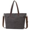 Bolsa de Lona Simples Estilo Japonês Bolsa Tote Casual Artística de Grande Capacidade Bolsa de Ombro Transversal para Estudantes Universitários
