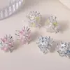 Pendientes de Cubo de Azúcar de Fuegos Artificiales Colección Primavera 2026 para Mujer, Lujo Ligero, Elegantes, Sencillos, Modernos, Versátiles, Accesorios para Orejas de Diseño Nicho