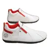 Zapatos para Hombre, Zapatos Casuales de Cuero Estilo Nuevo, Ligeros y Versátiles, Slip-On con Cremallera Lateral Zapatos Deportivos para Hombre, Zapatos de Trabajo de Suela Plana para Hombre