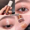 Maquillaje Súper Menta Sombra Líquida para Ojos Polvo Brillante con Destellos Lentejuelas Iluminador Líquido Tipo Lágrima para Ojeras y Resaltar Debajo de los Ojos