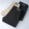 Pantalones Casuales Nuevos de Verano Finos BU para Hombre Ajustados Elásticos Rectos de Sarga Simples de Lujo Ligero Pantalones de Hombre