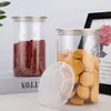 Envases transparentes de plástico PET de fácil apertura, recipientes sellados de grado alimenticio para frutos secos, snacks, bayas de goji y productos secos, disponibles en varios tamaños y personalizables