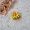 Cabeça de flor artificial mini Dália flor de casamento material arranjo de flores com fundo flor de seda Dália macia decoração de caixa de presente