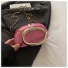 Bolsa Feminina Texturizada Color-Blocking Personalidade Tendência Estilo Coreano 2025 Nova Quadrada Pequena Elegante Fashion Corrente Transversal Ombro