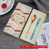 Nueva era cuchillo tenedor cuchara para postre cuchillo para crema cucharilla para té tenedor para té cucharilla para café tenedor para fruta serie cuchillo tenedor cuchara juego titanio plateado