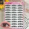 Kit de Cílios Postiços Transfronteiriço, Grande Capacidade, Cílios Postiços de Dente-de-Leão com Aparência Natural, Segmentados em Cachos Únicos, Estilo Suave Manga Barbie