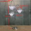 Accesorios de Boda Luces Guía de Camino Hierro Electrochapado Perlas Puntiagudas de Boda Bolas Brotantes Guía de Camino Diseño de Escenario Luces Guía Decorativas para el Camino