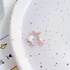 Chen Ming Cor UV Transparente Anti-Risco Estrela de Cinco Pontas Furo para Pendurar Contas DIY Contas Feitas à Mão Contas Soltas Pingente Acessórios de Cabelo