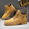Botas de ruibarbo otoño e invierno 2024 para hombre talla grande botas Martin estilo workwear antideslizantes zapatos de senderismo resistentes al desgaste botas cortas zapatos de protección laboral