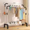 Secador de Roupas Simples de Chão para Uso Doméstico, Varal Retrátil Interno para Roupas, Cabideiro para Quarto, Secador de Roupas de Varanda para Uso Doméstico