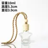 Botella vacía para perfume de coche, difusor de fragancia colgante para coche, botella difusora de vidrio, colgante para espejo retrovisor, adorno colgante para decoración interior del coche