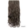 Peruca mulheres longo cabelo cacheado uma peça de alta temperatura seda sem costura peça de extensão de cabelo 5 clip clip peruca de cabelo local de fábrica
