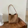Bolso de mano transfronterizo estilo vintage, nuevo modelo otoño 2026 para mujer, bolso de hombro minimalista de nicho para el día a día con monedero a juego