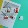 Serie Panda del Día Nacional Accesorios de Resina DIY para Fundas de Teléfono, Crocs, Imanes para Refrigerador, Pinzas para el Cabello y Materiales para Accesorios para el Cabello