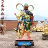 Adoración en el Templo Estatua Grande de Guan Gong Buda Resina Sosteniendo Libro Guan Gong Dios de la Riqueza 88cm 1.46m 2.03m