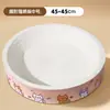 Ninho de gato de papelão branco resistente ao desgaste, sem soltar fiapos, ferramenta de afiar garras extra grande integrada, arranhador de gato, ninho de gato integrado, brinquedo de gato