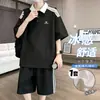 Camiseta de Manga Corta para Jóvenes Niños, Estudiantes de Secundaria, Camisa Polo de Seda Helada de Secado Rápido, Traje Deportivo Casual de Verano para Niños Grandes