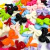 Zapatos de lazo de color, color contrastante, accesorios de joyería DIY, pintura acrílica, cuenta con agujero recto, llavero, accesorios hechos a mano