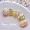 Adesivos de Nail Art de Flores da Primavera, Tulipas, Flores Silvestres, Margaridas, Rosas, Flores Pequenas, Adesivos de Nail Art Rosa