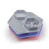 Tapete de silicone para animais de estimação direto da fábrica, tapete de silicone para comida lenta de cães e gatos, flexível e resistente a mordidas