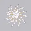 Broches para Vestido Traje Estilo Europeo y Americano, Broche Brillante de Lujo Ligero para Socialité con Diamantes Completos, Accesorio para Cintura que Ceñe el Vestido de Noche de la Novia