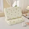 Funda de almohada de algodón puro de dibujos animados Clase A Guardería Funda de almohada para niños 100% algodón Funda de almohada con protección para el cuello para estudiantes Funda de almohada para las cuatro estaciones