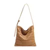 Bolso de mano tejido estilo Lujo Ligero Transfronterizo para Mujer 2026 Nuevo Gran Capacidad Simple Versátil para el Día a Día Bolso de Hombro Cruzado