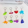 Llavero de Goma Suave de PVC de Dinosaurio Colgante para Bolso Coche Accesorios Divertidos de Bricolaje para Niños Fabricante Mayorista Accesorios en Stock