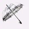 Guarda-chuva ecológico Apollo Arch, preto e branco, com bolinhas onduladas, transparente, automático, para atacado, para impressão, guarda-chuva Shangyu