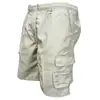 Suministro Directo de Fábrica Ebay Comercio Exterior Transfronterizo Shorts de Carga de Bolsillos Múltiples para Hombre de Verano Pantalones Sueltos para Deportes al Aire Libre Fitness
