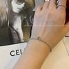Pulsera Simple de Borlas Apiladas de Estilo Diario Japonés y Coreano para Mujer Ins Nicho Estilo Frío Novia Estudiante Pulsera de Cadena