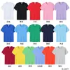 Camisetas de algodón puro al por mayor, camisetas publicitarias con logo impreso personalizado, camisetas de secado rápido, camisetas estampadas de cuello redondo y manga corta, uniformes para equipos corporativos, ropa de trabajo