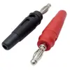 Altavoz de Audio Niquelado 4mm Linterna Enchufe Banana Conector Banana de Prueba para Instrumentos Tipo Linterna Tipo Cuatro Hojas