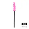 Nuevo cepillo de pestañas de cristal, cepillo espiral para pestañas y cejas, varios colores, mini peine para maquillaje y belleza