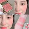 Maquillaje Kakashow Rubor Horneado Suave de Gradiente con Brillo Fino, Rubor Realzador de Color y Contorneador