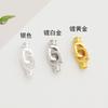 S925 prata esterlina Seiko pérola fivela pulseira de conexão fivela DIY frisado colar de pérolas fivela fivela de fechamento fivela acessórios de jóias