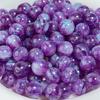 Resina Sirena Cielo Estrellado Brillo Fino 12mm Cuentas Sueltas Imitación Ojo de Gato Cuentas Accesorios para Joyería de Pulsera DIY Cadena de Teléfono Móvil