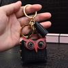 Creativo Billetero de Cuero de Búho Llavero Moda Colgante para Llave de Coche Lindo Bolsa Pequeños Accesorios Colgantes
