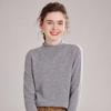 Suéter de Cachemira Listo para Usar de Primera Línea para Mujer Cuello Alto Rizado Suéter de Otoño e Invierno Camisa Base Efecto Adelgazante Top Cálido Nuevo Estilo Otoño e Invierno