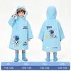 Nuevo Mochila Impermeable Lluvia Dibujos Animados Conejo Astronauta Kulu Capa de Lluvia para Niños de Primaria Tallas Mediana y Grande Personalizado