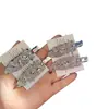 Pinza para Flequillo Completa de Diamantes Exquisita y Elegante Sin Costuras Dongdaemun Pinza Lateral Brillante de Moda Pasador de Lujo Ligero Accesorio para el Cabello para Mujeres