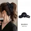 Pinza de Garra de Burbuja de Nube Extra Grande Cubre Toda la Parte Posterior de la Cabeza Estilo Hepburn de Alta Gama Nuevo 2026 Pinza de Tiburón para Volumen de Cabello Grande