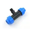 Conector Rápido para Tubo de Água com Rosca Externa, Três Vias, Material Novo, 1/2 Polegada, 3/4 Polegada, União de 25mm, Não Requer Fusão a Quente, Acessórios para Irrigação de Tubos de Água