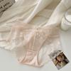 Puro Deseo Malla Hueca Sexy Ropa Interior para Mujer Pierna Alta Sin Marca Transpirable Amigable con la Piel Bragas Bacteriostáticas